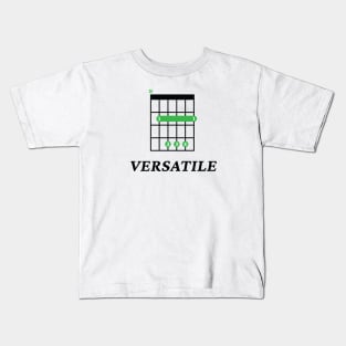 B Versatile B Guitar Chord Tab Light Theme Kids T-Shirt